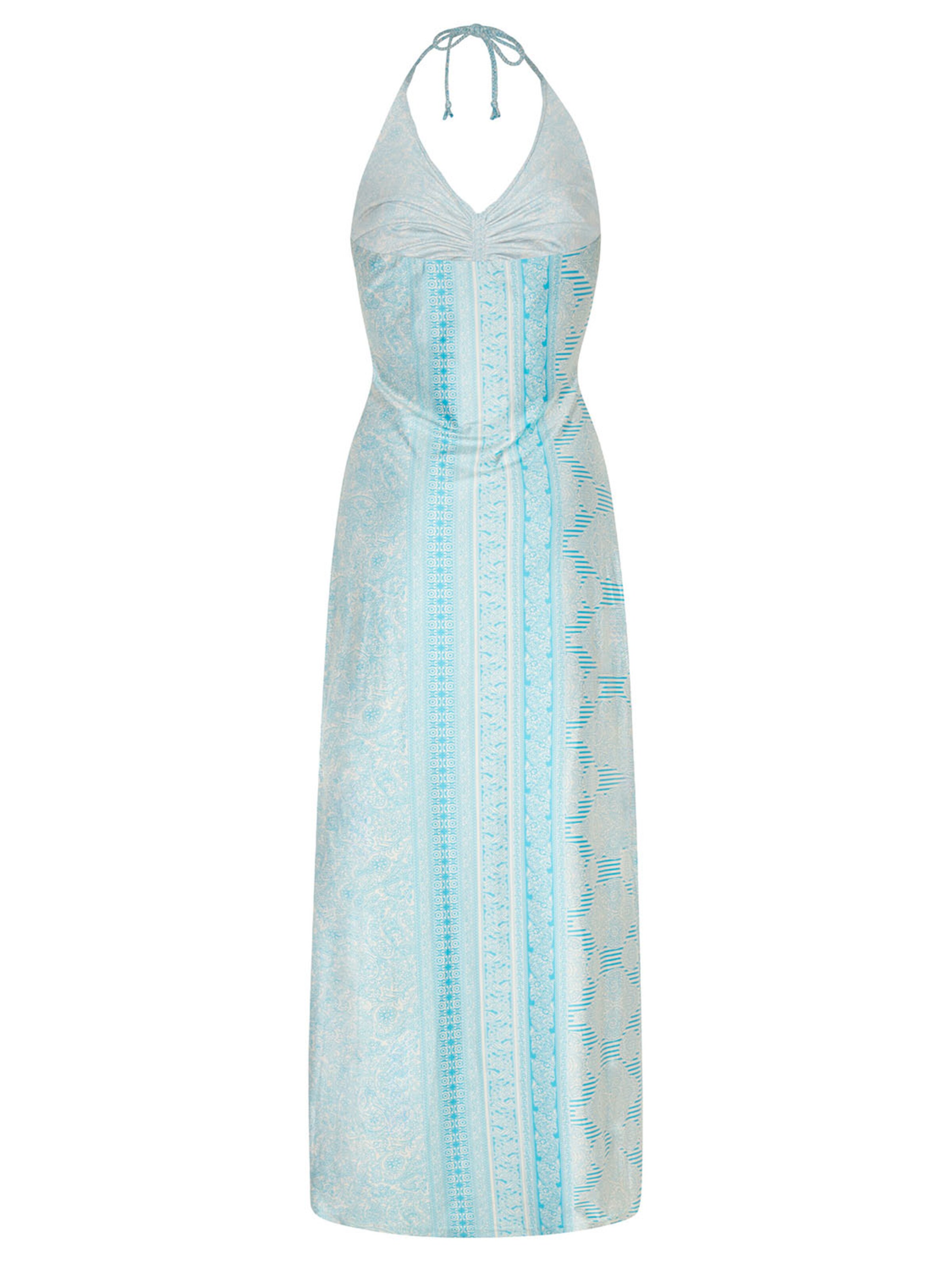 Chic by Lirette Jurk 'Halter dress Guna' in Blauw