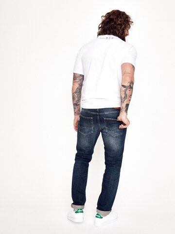 Five Fellas Slimfit Jeans 'Danny' in Blau