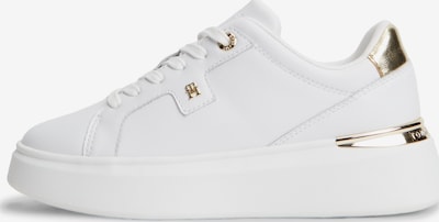 TOMMY HILFIGER Nízke tenisky 'CHIC', veľkosť 35 - zlatá / biela, Produkt