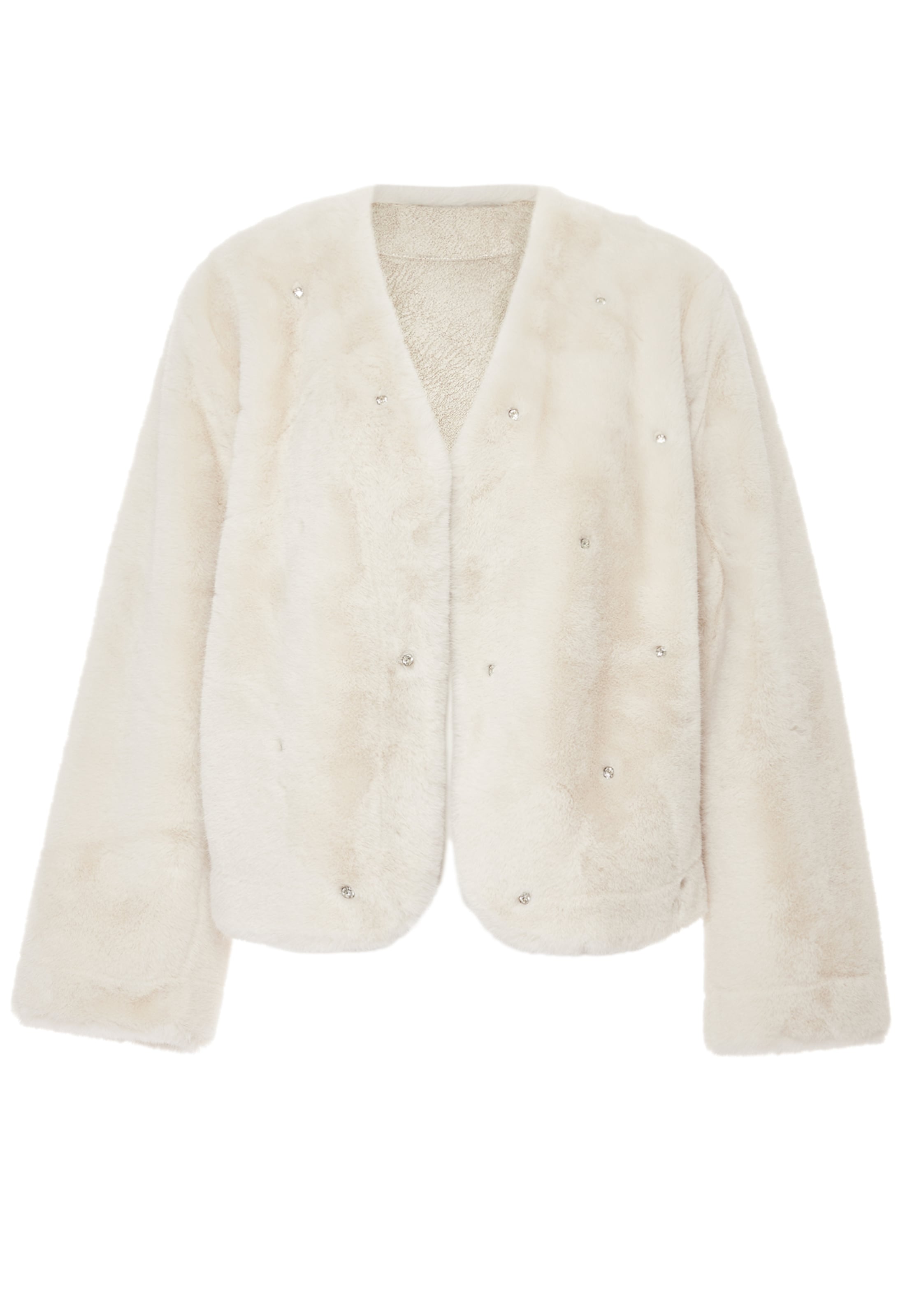 CARNEA - Casaco de malha em branco: frente