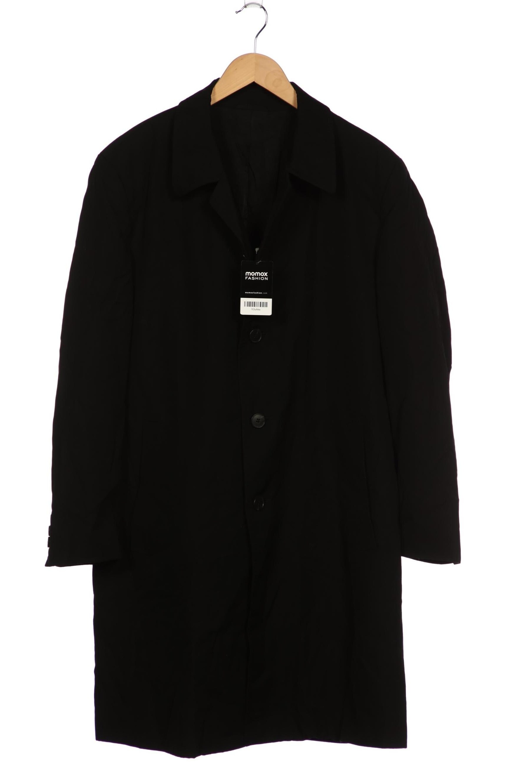 BOSS Black Mantel 7XL in Schwarz: Vorderseite