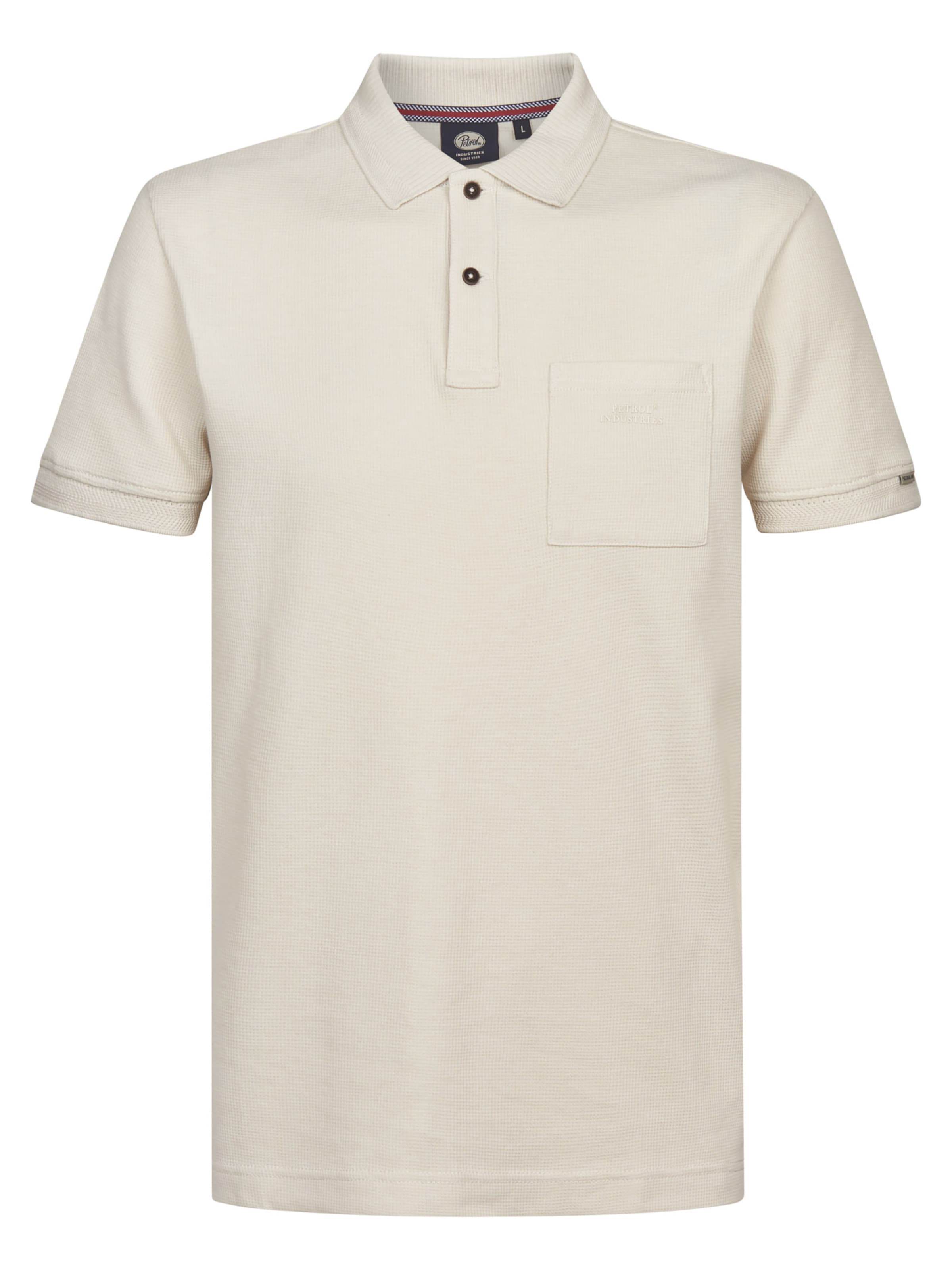 Petrol Industries Poloshirt 'Pistón' in Beige: Vorderseite