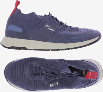 BOSS Black Sneakers & Trainers in 45 in Blue: front