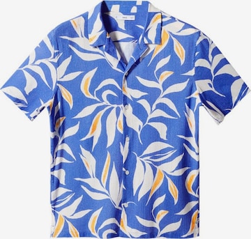 MANGO MAN Regular fit Shirt 'Pau' in Blauw: voorkant