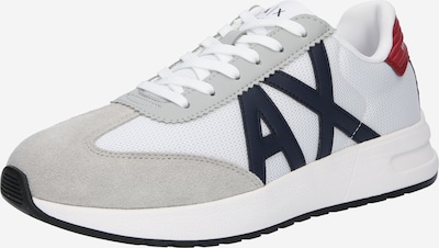 ARMANI EXCHANGE Sneaker in marine / grau / greige / weiß, Produktansicht