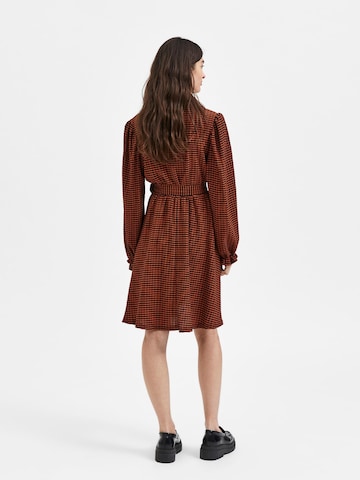 Robe 'BIBI' SELECTED FEMME en marron