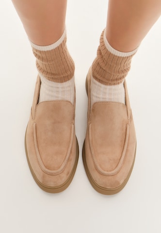 CESARE GASPARI Slipper in Beige