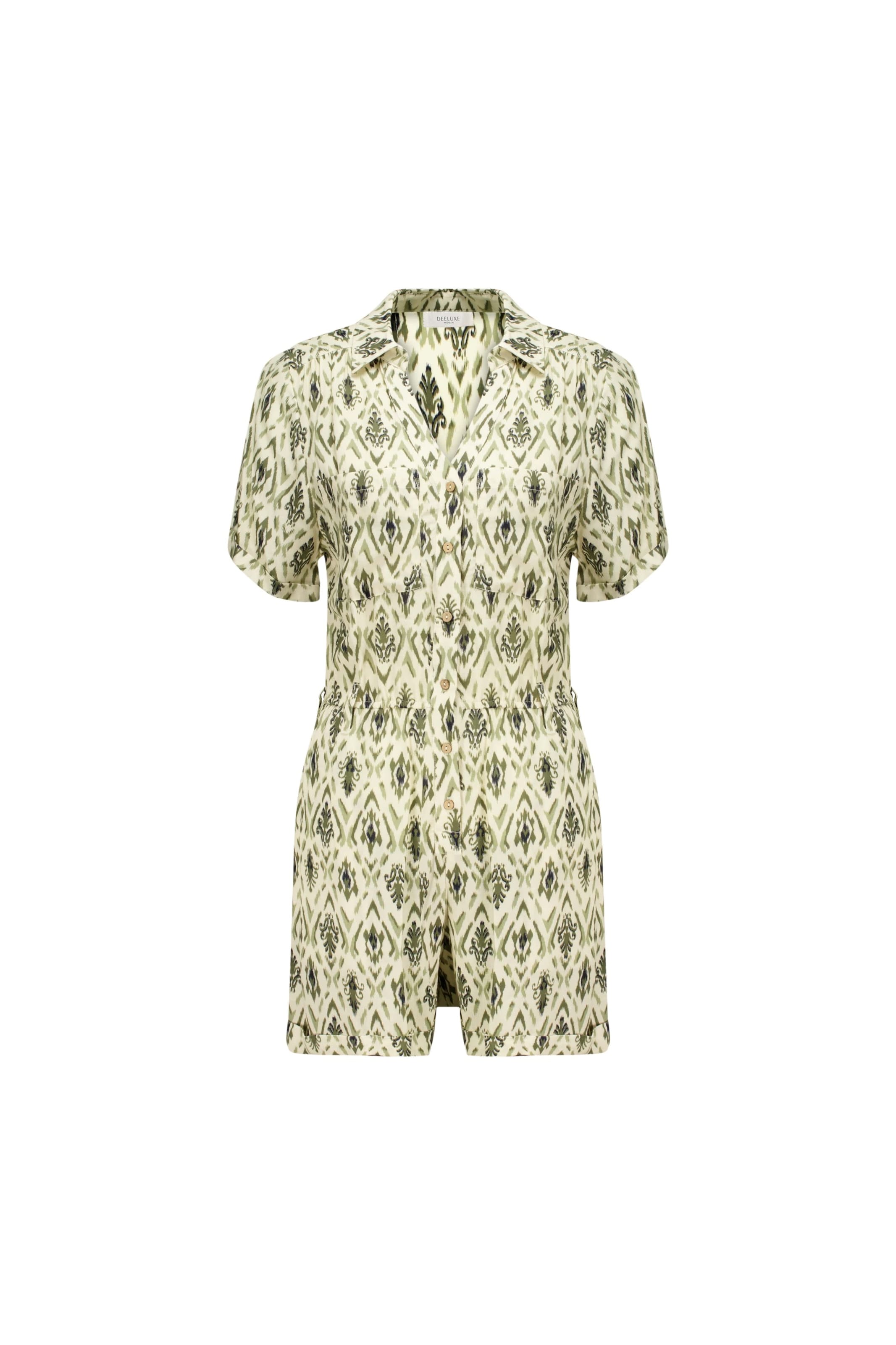 Deeluxe Jumpsuit 'Holly' in Groen: voorkant