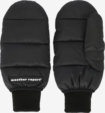 Weather Report Athletic Gloves 'Capricorn' in Black: front