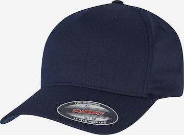 Casquette '5 Panel' Flexfit en bleu : devant