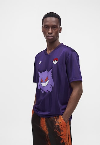 ADIDAS ORIGINALSMajica 'POKE' - ljubičasta boja: prednji dio