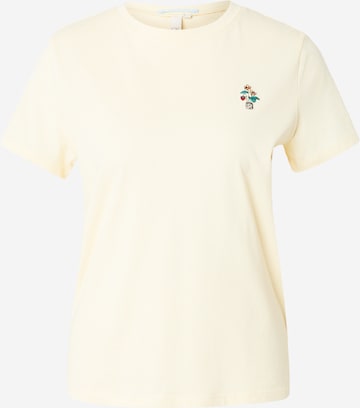 QS T-Shirt in Gelb: Vorderseite