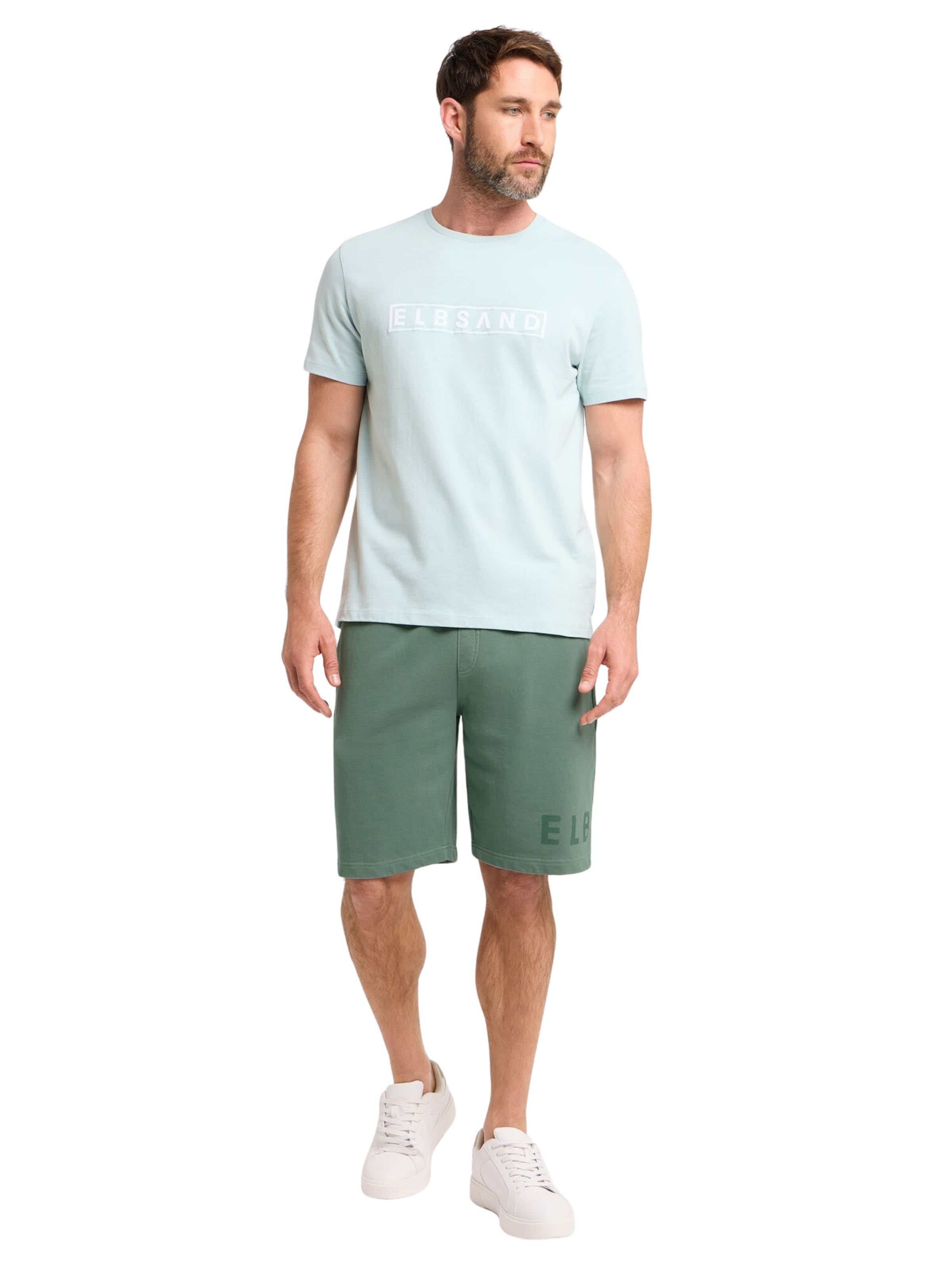 Elbsand Loose fit Trousers 'Malvis' in Green: front