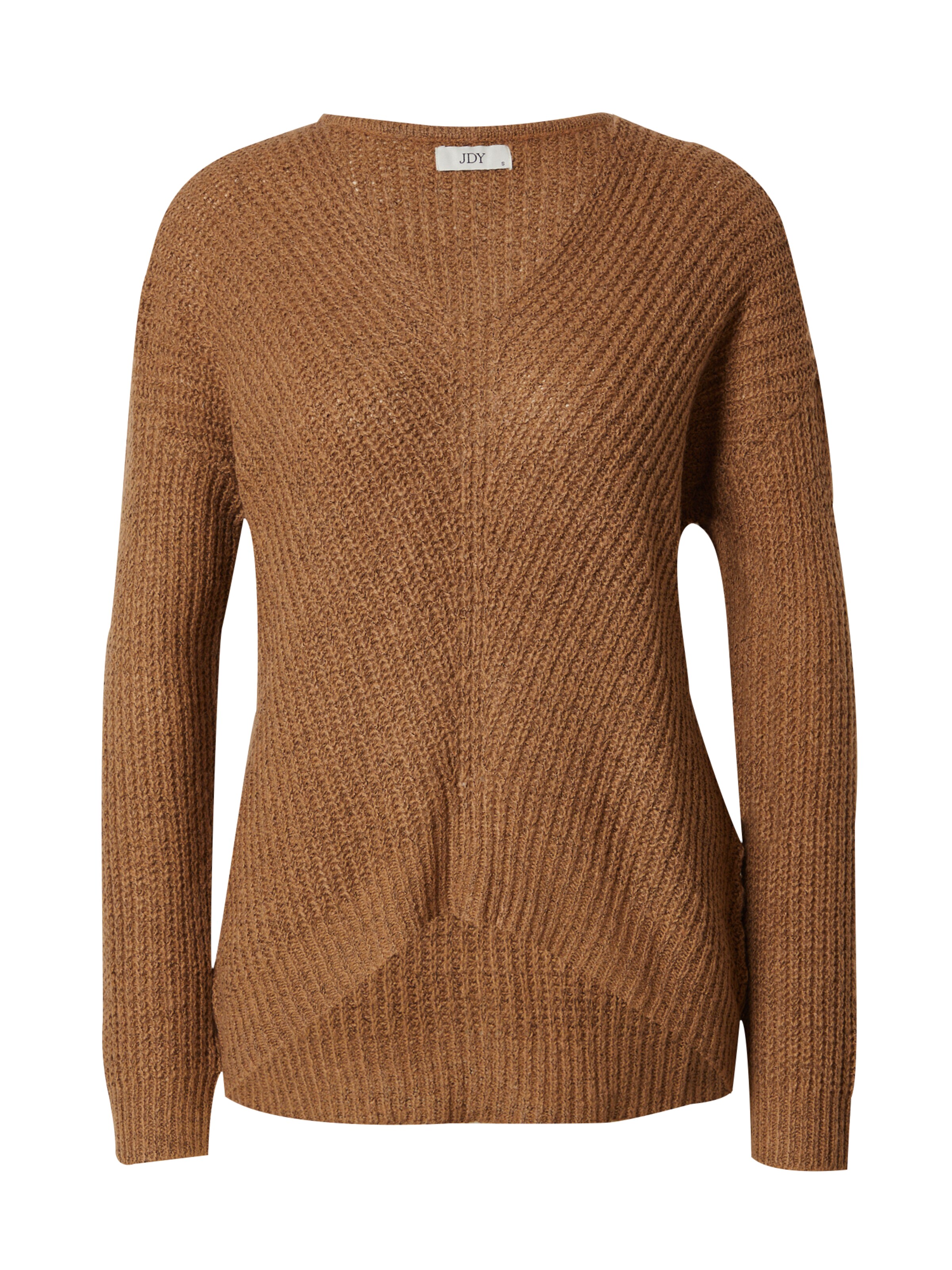 JDY Kampsun 'NEW MEGAN', värv pruun: eest vaates