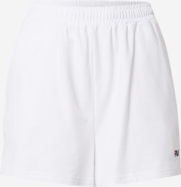 FILA Pants 'EDEL' in White: front