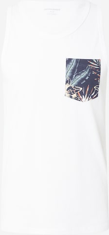 JACK & JONES - Camiseta 'JJHONOLULU' en blanco: frente
