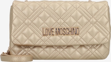 Love Moschino Crossbody Bag in Gold: front