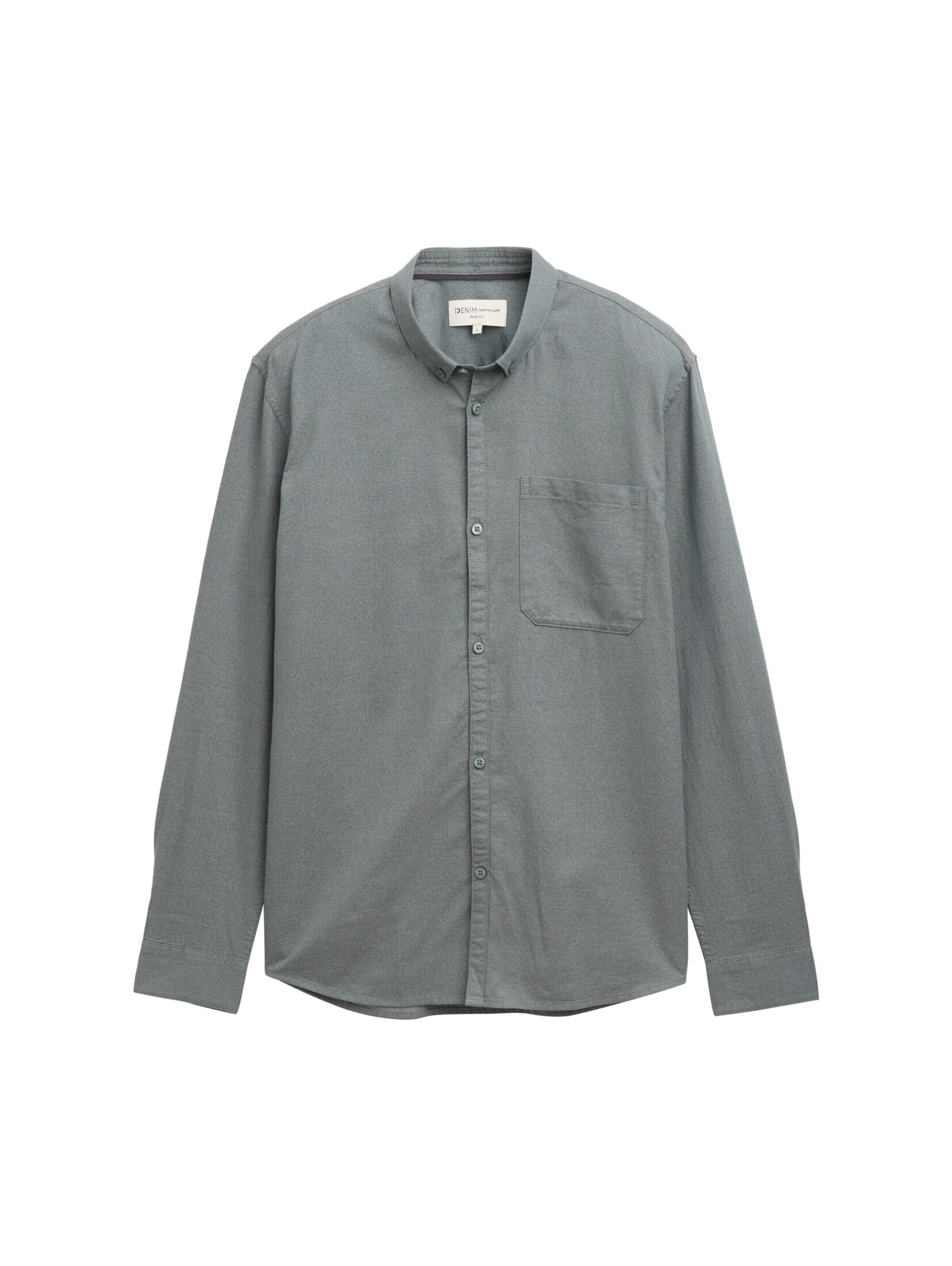 TOM TAILOR DENIM Button Up Shirt in Fir, Item view