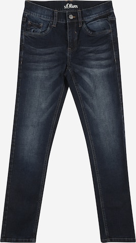 s.Oliver Slimfit Jeans in Blau: predná strana