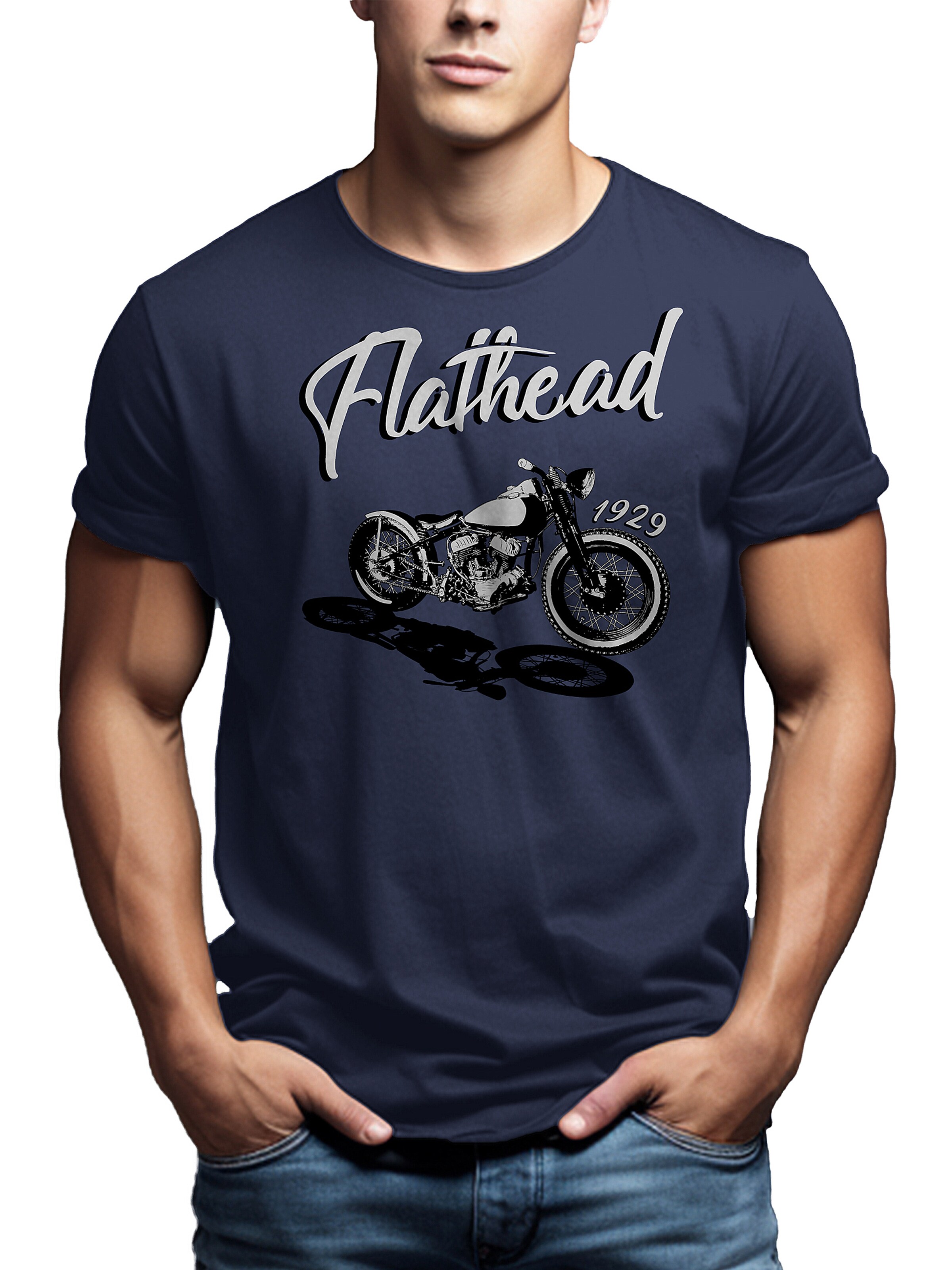 MAKAYA Shirt 'Flathead' in Blue