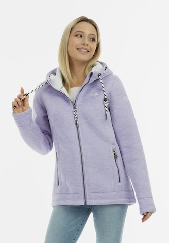 Schmuddelwedda - Chaqueta polar en lila: frente