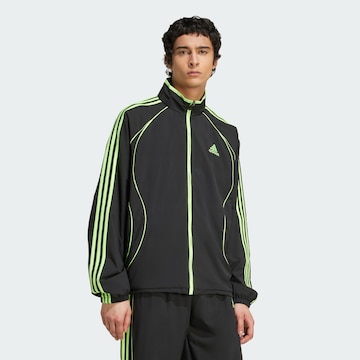 ADIDAS ORIGINALS Демисезонная куртка 'Teamgeist Adicolor' в Черный: спереди