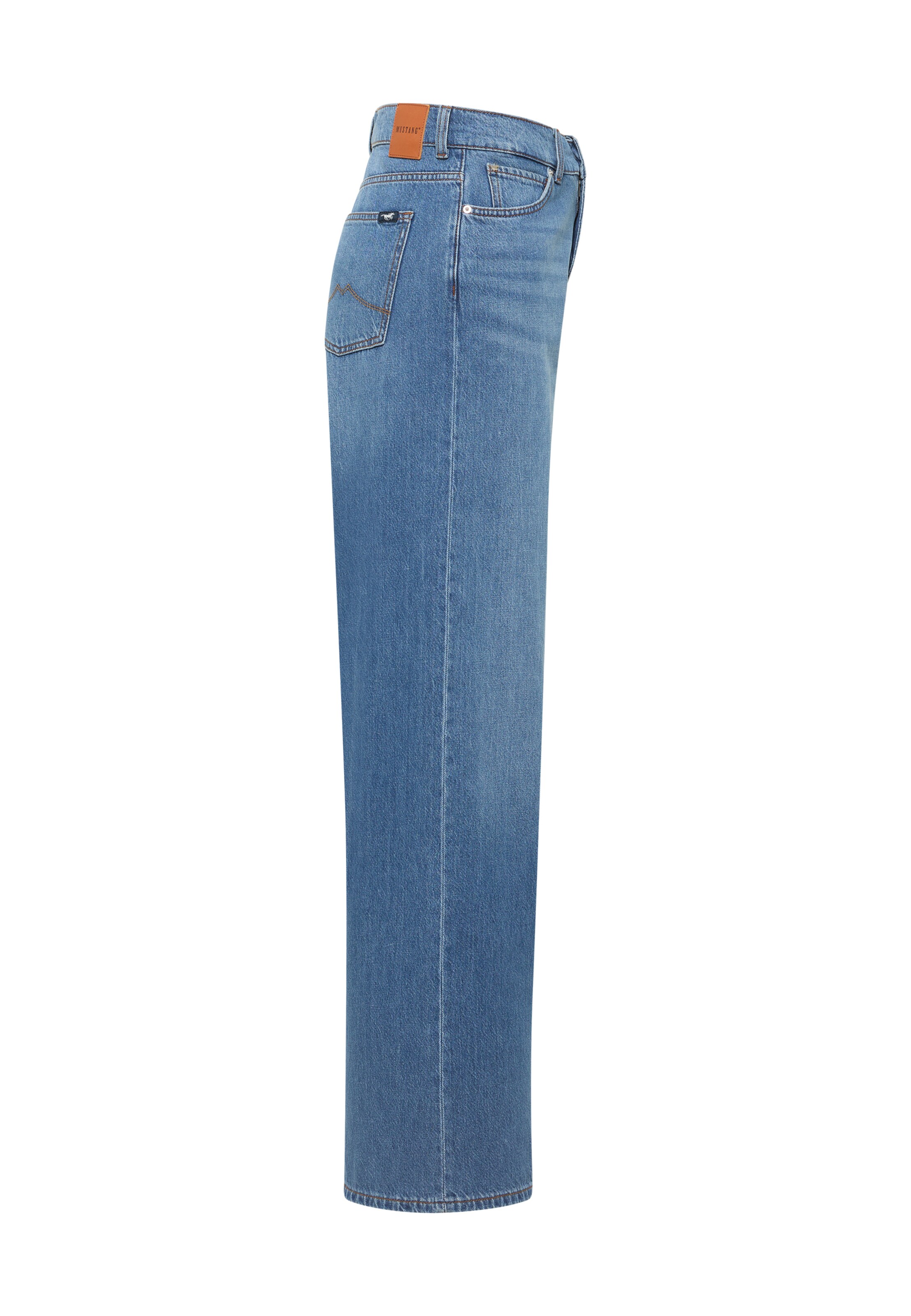 MUSTANG Wide Leg Jeans 'Luise' in Blau