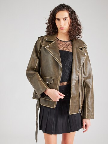 Veste mi-saison TOPSHOP en vert : devant