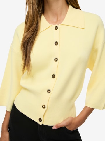 Noisy may - Cárdigan en amarillo