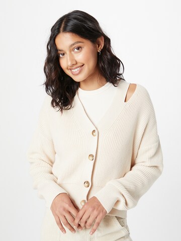 Riani Knit Cardigan in Beige: front