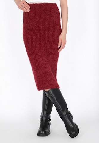 DreiMaster Vintage Rok in Rood: voorkant