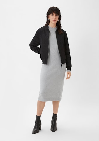 comma casual identity Knitted dress in Grey: front