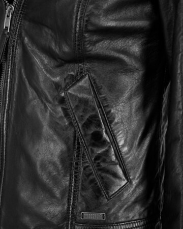 MUSTANG Lederjacke '31020253' in Schwarz