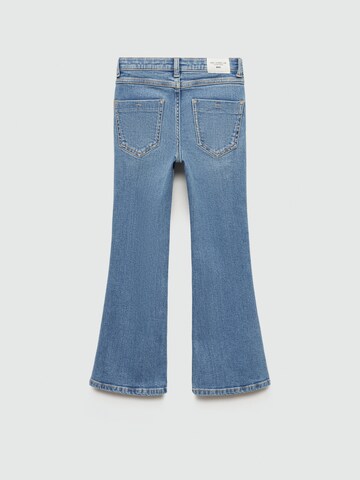 MANGO KIDS Flared Jeans i blå