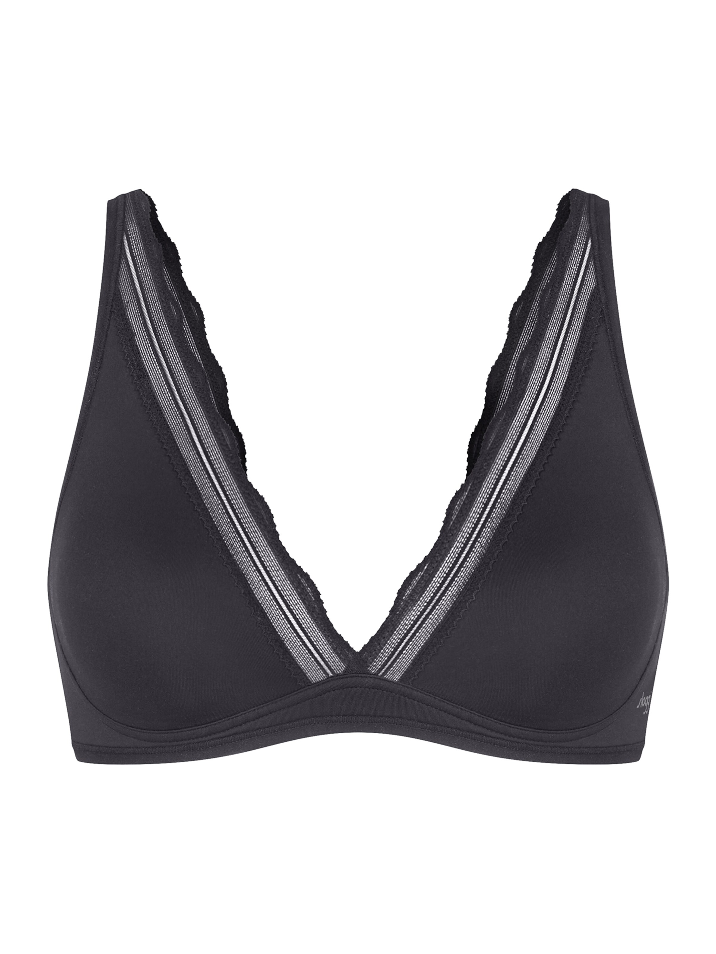 SLOGGI T-Shirt Soft-BH ' Blue GO Blush ' in Schwarz: Vorderseite