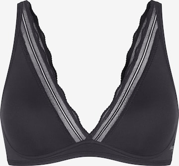 SLOGGI T-Shirt Soft-BH ' Blue GO Blush ' in Schwarz: Vorderseite