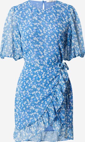 Abito 'Frilled' di NA-KD in blu: frontale