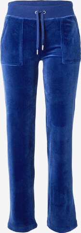 Juicy Couture Normální Kalhoty 'DEL RAY' – modrá: přední strana