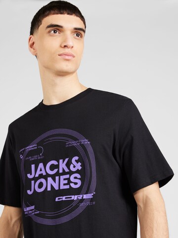 T-Shirt 'PILOU' JACK & JONES en noir