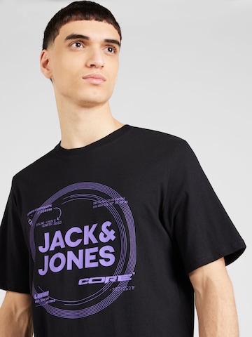 JACK & JONES Shirt 'PILOU' in Zwart