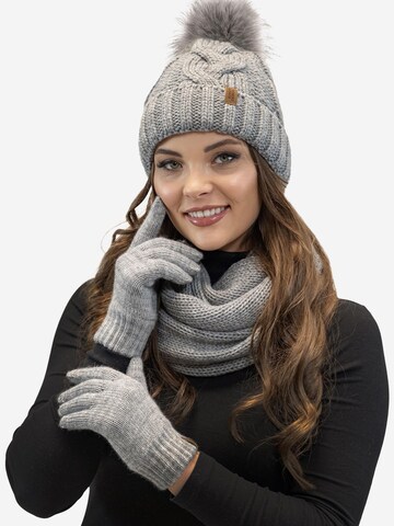 Vivisence Mütze '7014 Set' in Grau