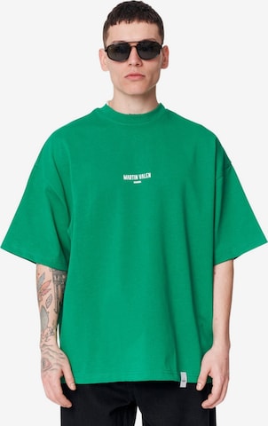 MARTIN VALEN Shirt in Groen: voorkant
