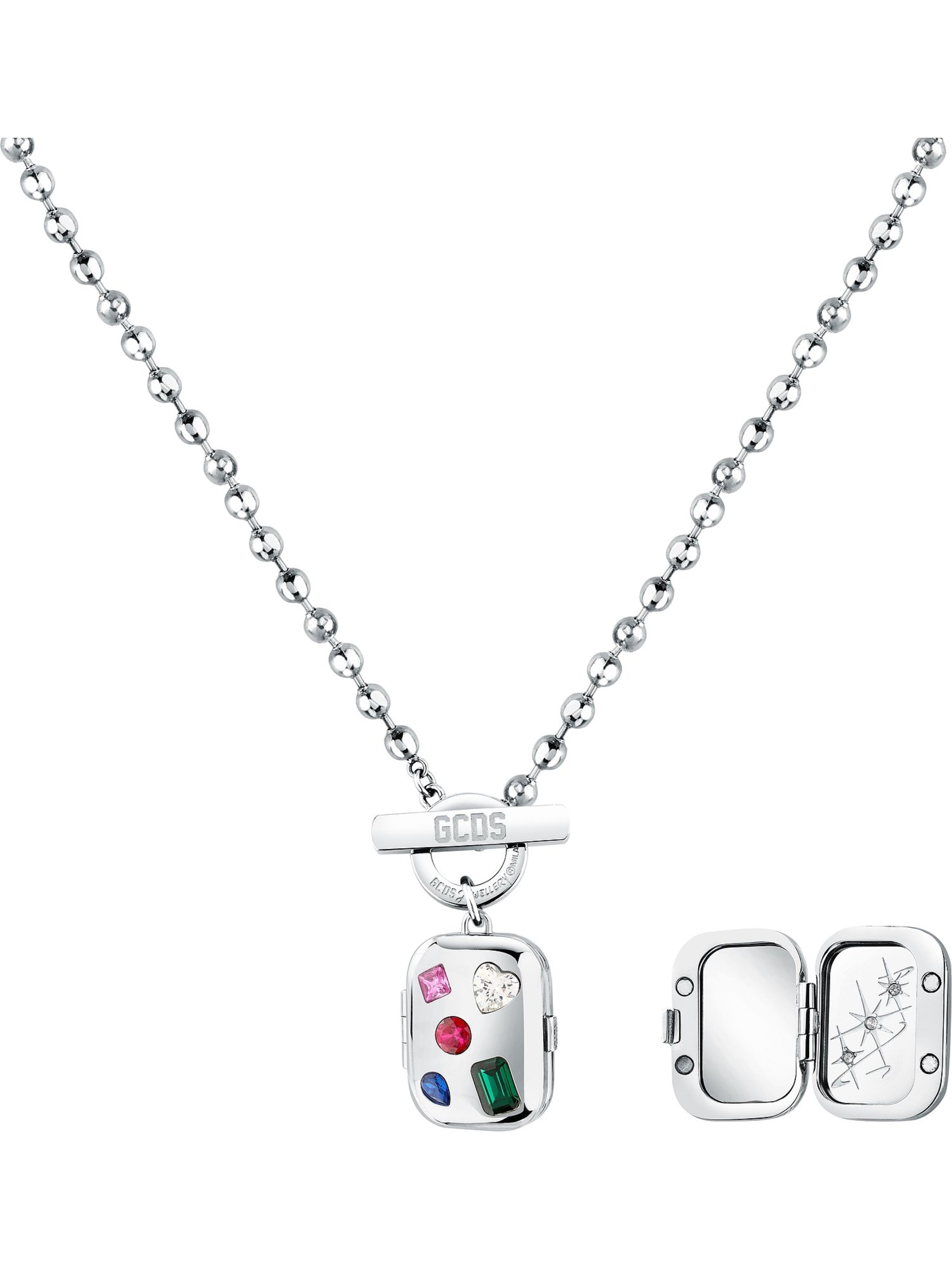 GCDS Kette in Silber: Vorderseite