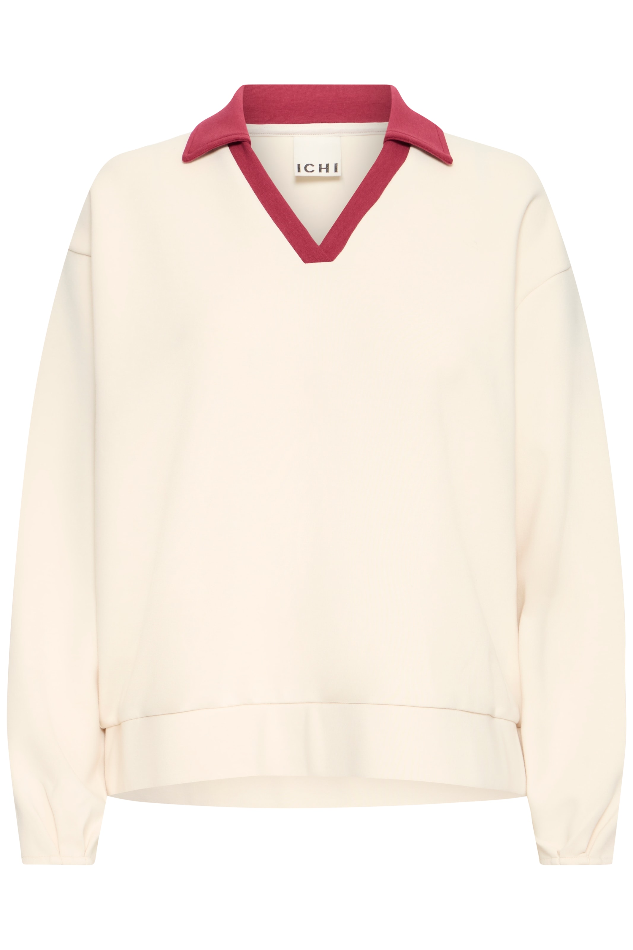 ICHI Sweatshirt 'IHJOSIANA' in Beige: front