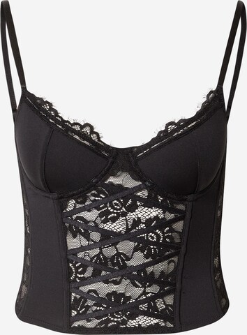 Top di Nasty Gal in nero: frontale