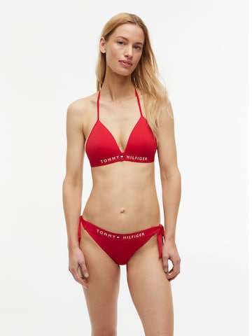 Triunghi Sutien costum de baie de la Tommy Hilfiger Underwear pe roșu: față