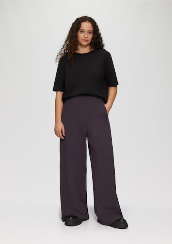 QS Wide leg Broek in Lila