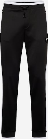 Karl Lagerfeld Tapered Pants in Black: front