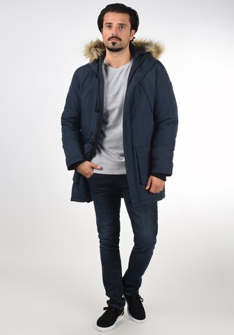 !Solid Winter Parka in Blue