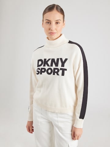 DKNY Performance Спортивная кофта в Белый: спереди